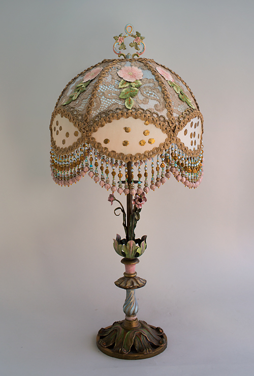 Nightshades French Dome Victorian Lampshade detail