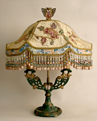 Peony & Butterfly Table Lamp and Shade