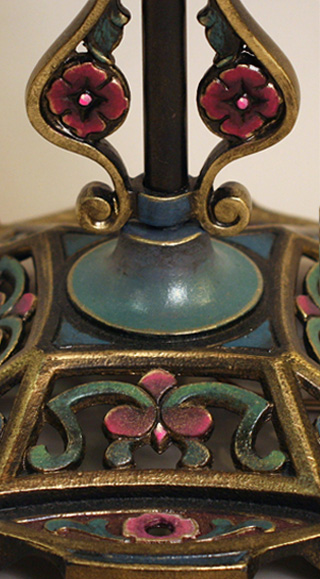 Art Nouveau style victorian lampshade