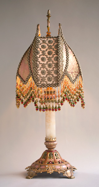 Gothic Victorian Lampshade with Angels