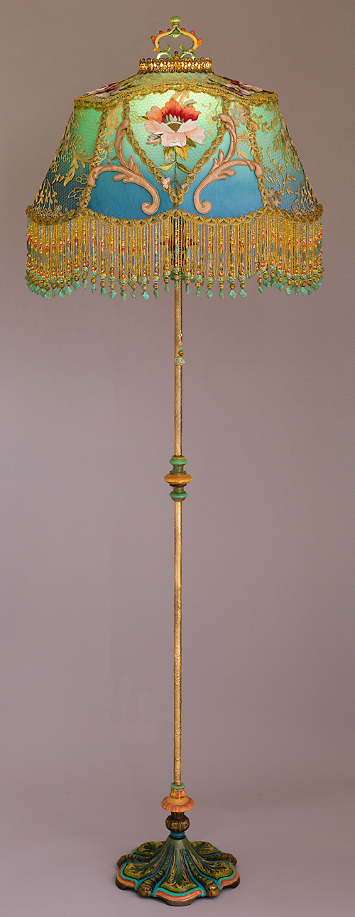 art nouveau floor lamp