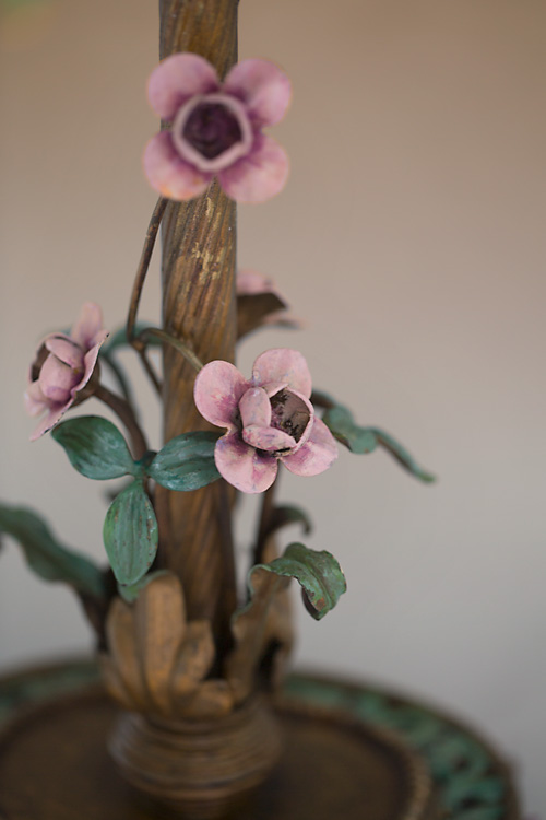 Hanging Garden Peacock & Roses Victorin Lampshade