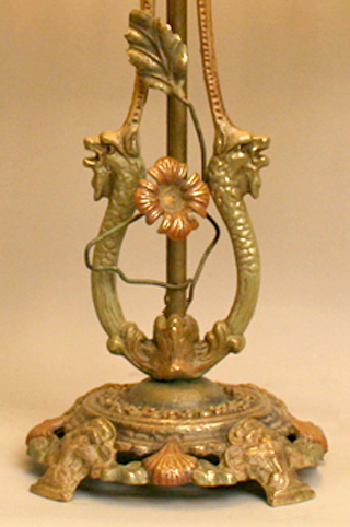 Victorian Lampshade with Crescent Shade