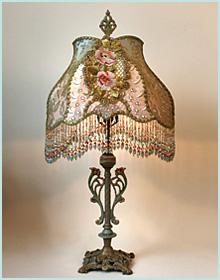 Pair of Spanish  lampshades