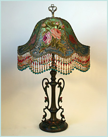 Victorian Lampshades with Roses