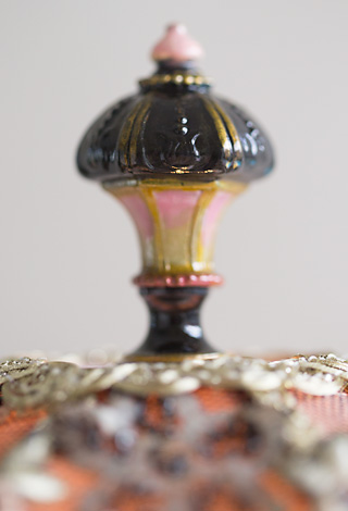 victorian lampshade finial