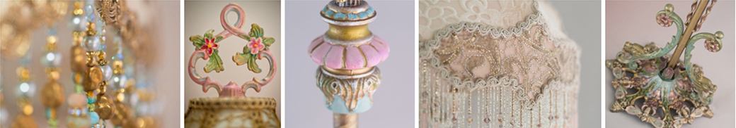 Beautiful Victorian Lampshades